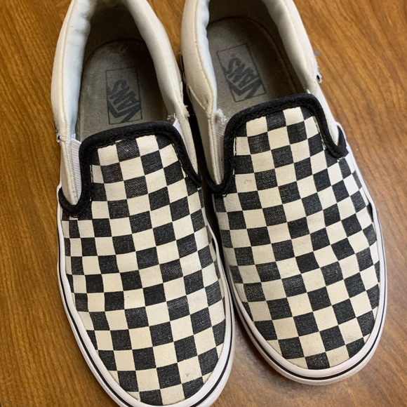 girls black vans size 3
